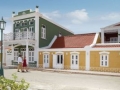 Aruba Typische Kolonial-Fassade in Oranjestad