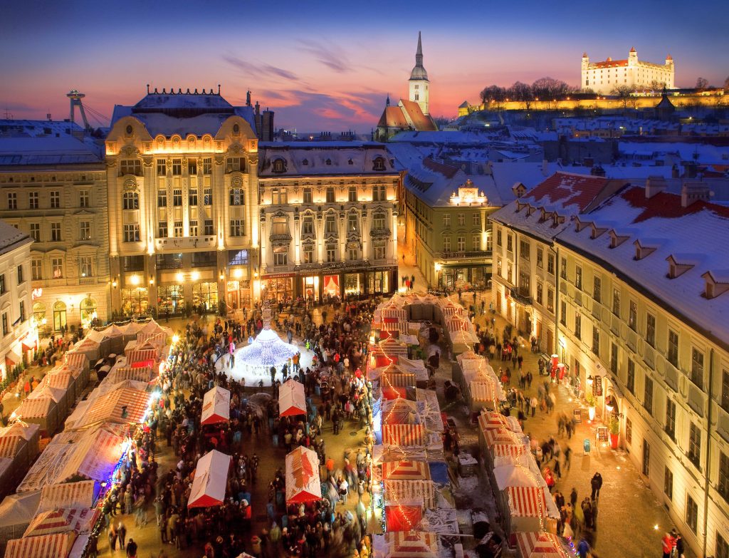 Weihnachtsmarkt in Bratislava