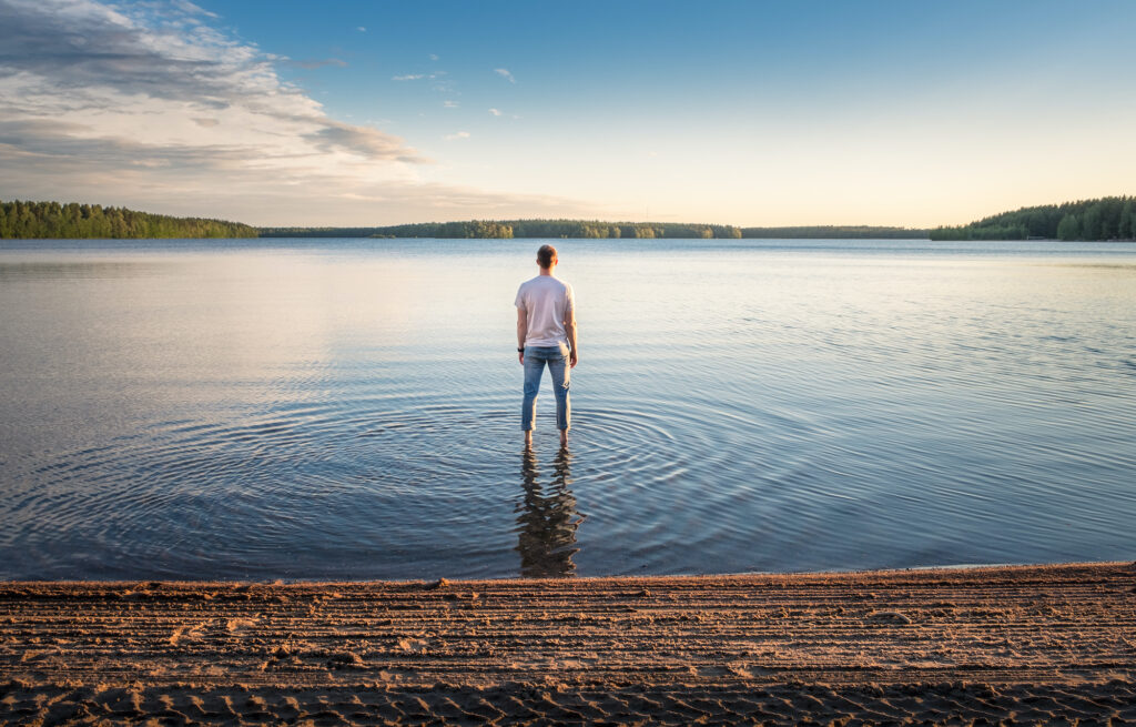 Der Blick aufs Wasser beruhigt
