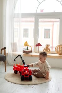 Wohnzimmer mit Kindern