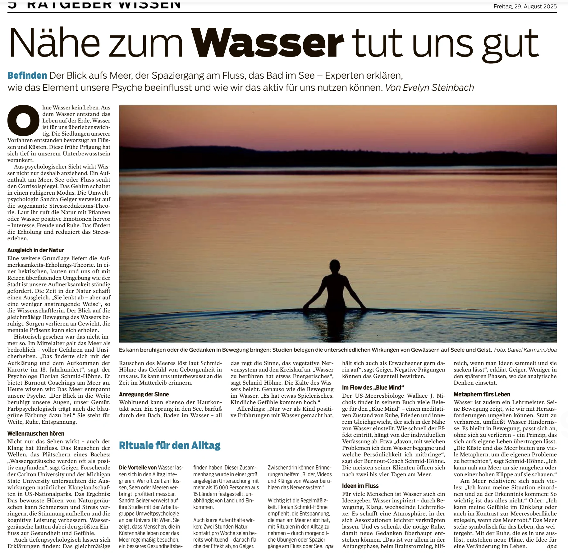 Artikel Evelyn Steinbach Journalistin