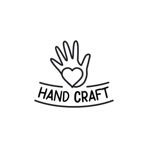 Handcrafted product label icon logo vector template